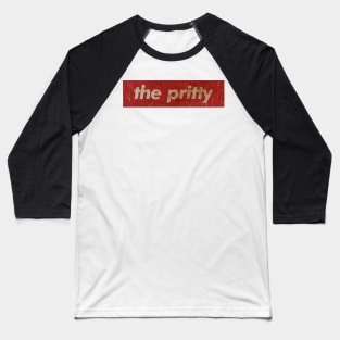 THE PRITTY - SIMPLE RED VINTAGE Baseball T-Shirt